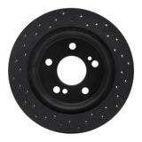R1 Concepts 92-95 Mercedes-Benz 400E Rear Right Drilled Black Brake Rotor by R1 Concepts RNC-623-63026R