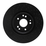 R1 Concepts 94-02 Mercedes-Benz E500 Left Front Drilled Black Brake Rotor by R1 Concepts RNC-623-63029D