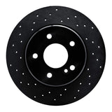 R1 Concepts 94-11 Mercedes-Benz C230 Rear Left Drilled Black Brake Rotor by R1 Concepts RNC-623-63032L