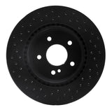 R1 Concepts 98-09 Mercedes-Benz C32 AMG Rear Right Drilled Black Brake Rotor by R1 Concepts RNC-623-63040R