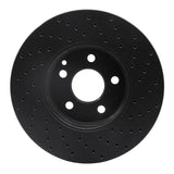 R1 Concepts 04-09 Mercedes-Benz E280 (Canada) Front Left Drilled Black Brake Rotor by R1 Concepts RNC-623-63072L