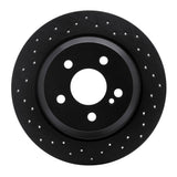R1 Concepts 07-13 Mercedes-Benz SL550 Rear Left Drilled Black Brake Rotor by R1 Concepts RNC-623-63078L