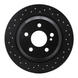 R1 Concepts 07-13 Mercedes-Benz CL550 Rear Right Drilled Black Brake Rotor by R1 Concepts RNC-623-63078R