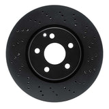 R1 Concepts 08-15 Mercedes-Benz C300 Sedan Front Drilled Black Brake Rotor by R1 Concepts RNC-623-63085