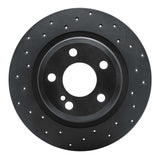 R1 Concepts 12-20 Mercedes-Benz SLC300 Rear Left Drilled Black Brake Rotor by R1 Concepts RNC-623-63099L