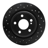 R1 Concepts 14-20 Mercedes-Benz B Electric Drive Rear Left Drilled Black Brake Rotor by R1 Concepts RNC-623-63107L