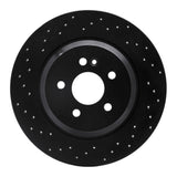 R1 Concepts 00-05 Mercedes-Benz ML430 Rear Left Drilled Black Brake Rotor by R1 Concepts RNC-623-63125L