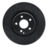 R1 Concepts 06-15 Mercedes-Benz CLS500 Front Left Drilled Black Brake Rotor by R1 Concepts RNC-623-63127L