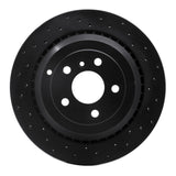 R1 Concepts 05-12 Mercedes-Benz G55 AMG Rear Right Drilled Black Brake Rotor by R1 Concepts RNC-623-63131R
