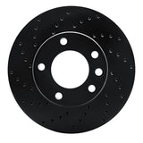 R1 Concepts 08-18 Mercedes-Benz G500 Front Left Drilled Black Brake Rotor by R1 Concepts RNC-623-63135L