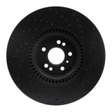 R1 Concepts 07-09 Mercedes-Benz GL320 Front Left Drilled Black Brake Rotor by R1 Concepts RNC-623-63136L
