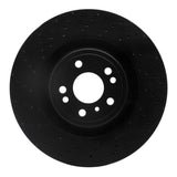 R1 Concepts 12-19 Mercedes-Benz GLE300D Front Drilled Black Brake Rotor by R1 Concepts RNC-623-63139
