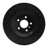 R1 Concepts 12-19 Mercedes-Benz GLE300D Rear Drilled Black Brake Rotor by R1 Concepts RNC-623-63140