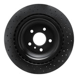 R1 Concepts 13-13 Mercedes-Benz GL450 Rear Drilled Black Brake Rotor by R1 Concepts RNC-623-63149