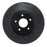 R1 Concepts 03-21 Nissan 350Z Front Right Drilled Black Brake Rotor by R1 Concepts RNC-623-67052R