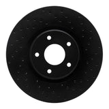 R1 Concepts 07-17 Nissan Juke Front Right Drilled Black Brake Rotor by R1 Concepts RNC-623-67059R