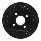 R1 Concepts 07-17 Nissan Versa Front Right Drilled Black Brake Rotor by R1 Concepts RNC-623-67062R