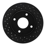 R1 Concepts 07-17 Nissan Versa Front Right Drilled Black Brake Rotor by R1 Concepts RNC-623-67062R