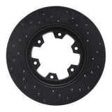 R1 Concepts 85-02 Nissan 720 Datsun Front Left Drilled Black Brake Rotor by R1 Concepts RNC-623-67080L