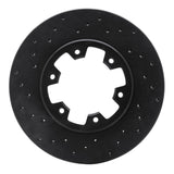 R1 Concepts 85-02 Nissan 720 Datsun Front Left Drilled Black Brake Rotor by R1 Concepts RNC-623-67080L