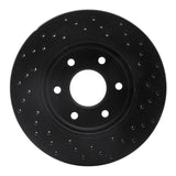 R1 Concepts 05-21 Suzuki Equator Front Left Drilled Black Brake Rotor by R1 Concepts RNC-623-67095L