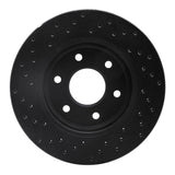 R1 Concepts 05-21 Suzuki Equator Front Right Drilled Black Brake Rotor by R1 Concepts RNC-623-67095R