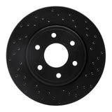 R1 Concepts 05-21 Suzuki Equator Front Right Drilled Black Brake Rotor by R1 Concepts RNC-623-67095R