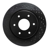 R1 Concepts 05-07 Nissan Armada Front Left Drilled Black Brake Rotor by R1 Concepts RNC-623-67096L
