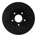 R1 Concepts 11-22 Chevrolet City Express Front Left Drilled Black Brake Rotor by R1 Concepts RNC-623-67103L