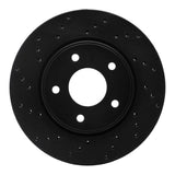 R1 Concepts 11-22 Chevrolet City Express Front Left Drilled Black Brake Rotor by R1 Concepts RNC-623-67103L