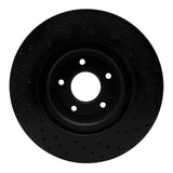 R1 Concepts 13-21 Infiniti JX35 Front Left Drilled Black Brake Rotor by R1 Concepts RNC-623-67105L