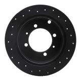 R1 Concepts 92-04 Dodge Colt Rear Right Drilled Black Brake Rotor by R1 Concepts RNC-623-72021R