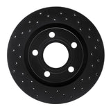 R1 Concepts 97-04 Mitsubishi Diamante Rear Right Drilled Black Brake Rotor by R1 Concepts RNC-623-72030R