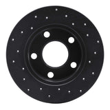 R1 Concepts 98-01 Audi A6 Quattro Rear Left Drilled Black Brake Rotor by R1 Concepts RNC-623-73018L