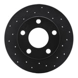 R1 Concepts 98-01 Audi A6 Quattro Rear Right Drilled Black Brake Rotor by R1 Concepts RNC-623-73018R