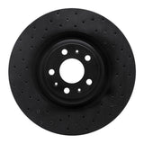 R1 Concepts 04-11 Audi A6 Quattro Front Left Drilled Black Brake Rotor by R1 Concepts RNC-623-73034L