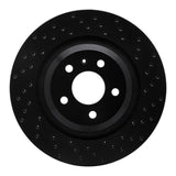 R1 Concepts 07-11 Audi S6 Rear Right Drilled Black Brake Rotor by R1 Concepts RNC-623-73051R
