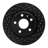R1 Concepts 08-15 Audi TT Rear Right Drilled Black Brake Rotor by R1 Concepts RNC-623-73053R