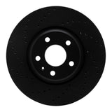 R1 Concepts 11-17 Audi A4 ALLROAD Front Left Drilled Black Brake Rotor by R1 Concepts RNC-623-73065L