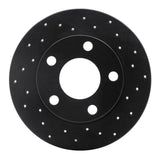 R1 Concepts 96-05 Audi A4 Quattro Rear Right Drilled Black Brake Rotor by R1 Concepts RNC-623-74014R