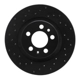 R1 Concepts 98-15 Volkswagen Beetle Front Left Drilled Black Brake Rotor by R1 Concepts RNC-623-74016L