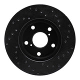 R1 Concepts 92-98 Lexus SC300 Front Left Drilled Black Brake Rotor by R1 Concepts RNC-623-75003L