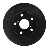 R1 Concepts 92-98 Lexus SC300 Front Right Drilled Black Brake Rotor by R1 Concepts RNC-623-75003R