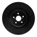 R1 Concepts 08-14 Lexus IS F Front Drilled Black Brake Rotor by R1 Concepts RNC-623-75026