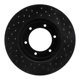 R1 Concepts 91-98 Toyota 4Runner Front Left Drilled Black Brake Rotor by R1 Concepts RNC-623-76115L
