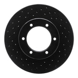 R1 Concepts 91-98 Toyota 4Runner Front Left Drilled Black Brake Rotor by R1 Concepts RNC-623-76115L