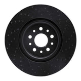 R1 Concepts 14-20 Maserati Ghibli Front Left Drilled Black Brake Rotor by R1 Concepts RNC-623-79005L