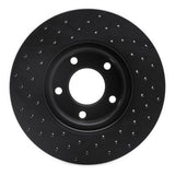 R1 Concepts 04-15 Mazda 3 Front Right Drilled Black Brake Rotor by R1 Concepts RNC-623-80065R