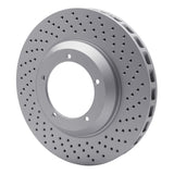 Dynamic Friction 1982-1989 Porsche 911 Right Front Drilled GeoSPEC Coated Rotor (304x32 Vented)