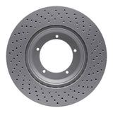 Dynamic Friction 1982-1989 Porsche 911 Left Front Drilled GeoSPEC Coated Rotor (304x32 Vented) by Dynamic Friction Company 624-02013D
